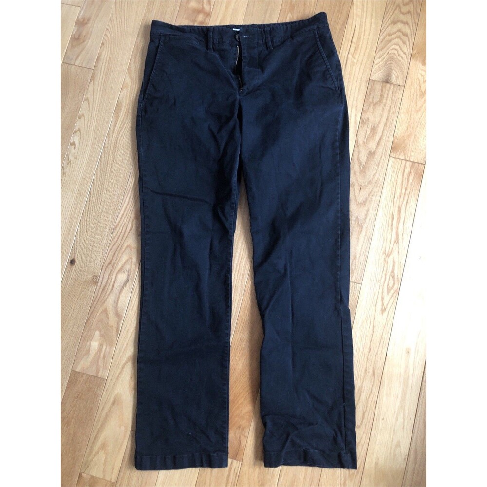 Goodfellow & CO Chino Black Pants Mens size 32 x 32 Missing 1 back pocket button